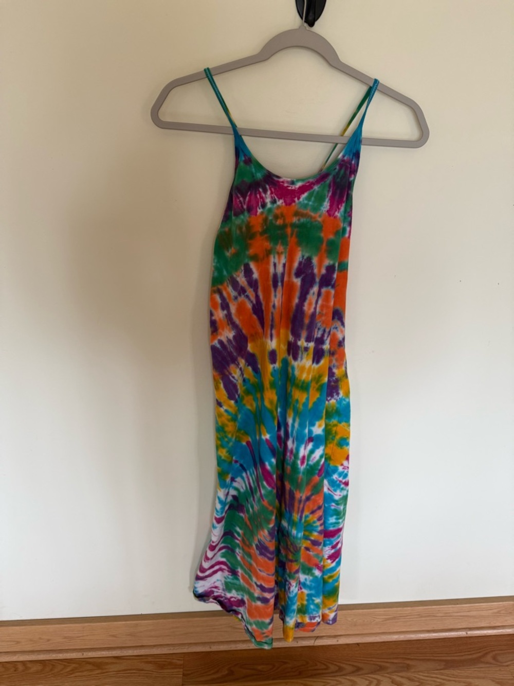 Girls' Multicolor Tie-Dye One-Piece Dress